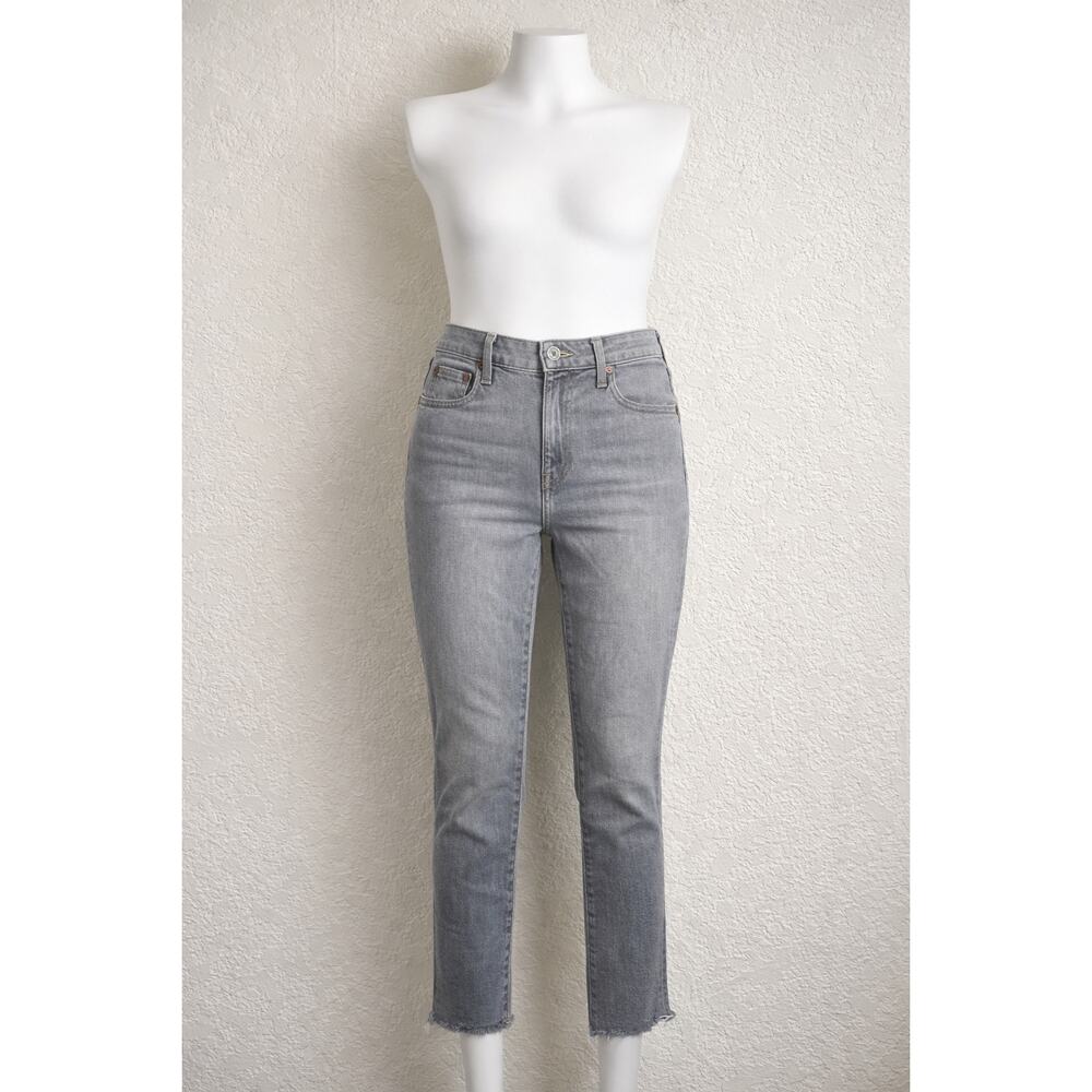 Trave IRINA Slim Raw Hem Gray Jeans Size 27